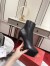 Christian Louboutin Bianca Ankle Boots 120mm in Black Lambskin