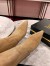 Christian Louboutin Santigag 85mm Boots in Brown Suede Leather