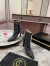 Christian Louboutin Condora Spikes 100mm Boots in Black Lambskin