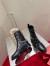 Christian Louboutin Horse Ankle Boots In Black Leather