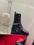 Christian Louboutin Horse Ankle Boots In Black Leather