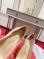 Christian Louboutin Lipchick Pumps 100mm In Nude Patent Leather