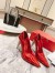 Christian Louboutin Lipstrass Pumps 100mm In Red Patent Leather