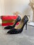 Christian Louboutin Pigalle Spikes 120mm Pumps In Black Lambskin