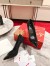Christian Louboutin Duvette Spikes 85mm Pumps in Black Suede Leather