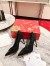 Christian Louboutin Duvette Spikes 85mm Pumps in Black Suede Leather