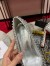 Christian Louboutin Condora Spikes 100mm Pumps in Silver Lambskin
