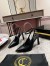Christian Louboutin Condora Strap Pumps 100mm in Black Leather