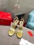 Christian Louboutin So Me 100mm Sandals In Gold Leather