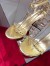 Christian Louboutin So Me 100mm Sandals In Gold Leather