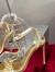 Christian Louboutin So Me 100mm Sandals In Gold Leather