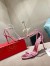 Christian Louboutin So Me 100mm Sandals In Pink Leather