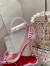 Christian Louboutin So Me 100mm Sandals In Pink Leather