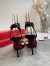 Christian Louboutin Loubi Queen 100mm Sandals In Black Lambskin