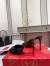 Christian Louboutin Me Dolly 100mm Mules In Black Patent Leather