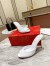Christian Louboutin Me Dolly 100mm Mules In White Patent Leather