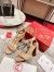 Christian Louboutin Miss Sabina 85MM Sandals In Beige Patent Leather