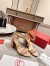 Christian Louboutin Miss Sabina 85MM Sandals In Beige Patent Leather