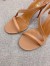 Christian Louboutin Rosalie Sandals 100mm in Nude Lambskin