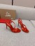 Christian Louboutin Rosalie Sandals 100mm in Red Patent Leather