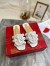 Christian Louboutin Marmela Flat Sandals In White Lambskin