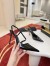 Christian Louboutin Rosa Z Slingback Pumps 100mm in Black Patent Leather