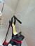 Christian Louboutin Black Loubi Queen Alta Sandals 150MM