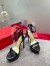 Christian Louboutin Black Loubi Queen Alta Sandals 150MM