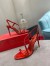 Christian Louboutin Rosalie 100mm Sandals In Red Patent Psychic