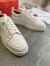 Christian Louboutin Men's Louis Junior Flat Sneakers In White Calfskin