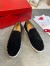 Christian Louboutin Men's Pik Boat Flat Sneakers Black