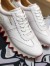 Christian Louboutin Men's Loubishark Sneakers In White Leather