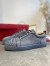 Christian Louboutin Men's Louis Junior Spikes Orlato Flat Sneakers Grey