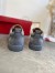 Christian Louboutin Men's Louis Junior Spikes Orlato Flat Sneakers Grey