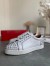 Christian Louboutin Women's Vieira 2 Flat Sneakers In White Calfskin
