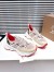 Christian Louboutin Women's Trailnrun Sneakers in Albatre Mesh and Suede