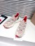 Christian Louboutin Women's Trailnrun Sneakers in Albatre Mesh and Suede