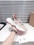 Christian Louboutin Women's Trailnrun Sneakers in Albatre Mesh and Suede