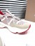Christian Louboutin Women's Trailnrun Sneakers in Albatre Mesh and Suede