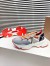 Christian Louboutin Women's Trailnrun Sneakers in Grey Mesh and Suede