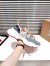 Christian Louboutin Women's Trailnrun Sneakers in Grey Mesh and Suede
