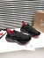 Christian Louboutin Women's Trailnrun Sneakers in Black Fabric and Suede