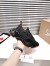 Christian Louboutin Women's Trailnrun Sneakers in Black Fabric and Suede