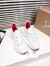 Christian Louboutin Women's Trailnrun Sneakers in White Mesh and Leather