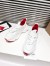 Christian Louboutin Women's Trailnrun Sneakers in White Mesh and Leather