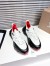 Christian Louboutin Women's Trailnrun Sneakers in White Mesh and Black Leather