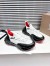 Christian Louboutin Women's Trailnrun Sneakers in White Mesh and Black Leather