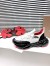 Christian Louboutin Women's Trailnrun Sneakers in White Mesh and Black Leather