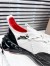 Christian Louboutin Women's Trailnrun Sneakers in White Mesh and Black Leather