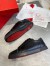 Christian Louboutin Women's Vieira Flat Sneakers In Black Leather